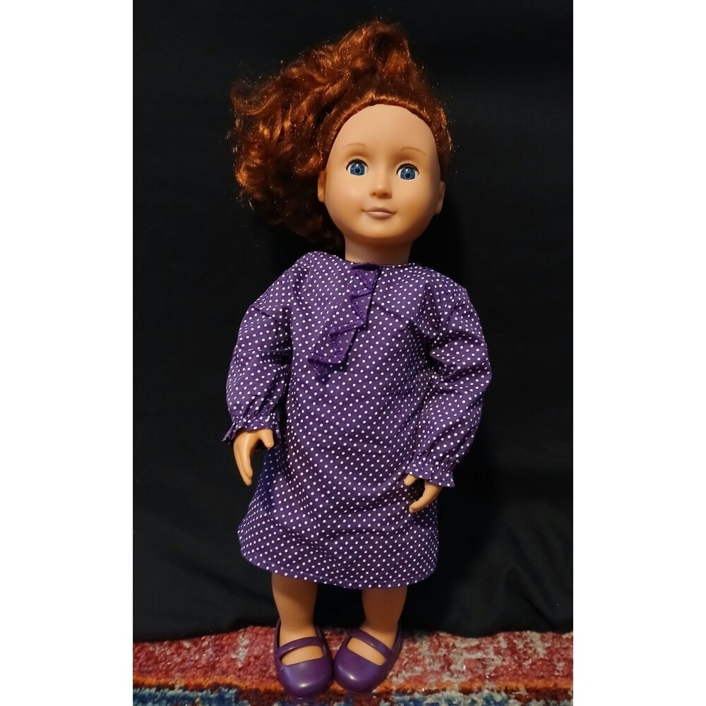 Our Generation Doll, Red Curly Hair Blue Eye 18"